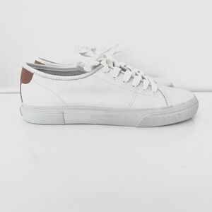 Frye Women’s Gia Low Lace White Leather Sneakers Size 7.5